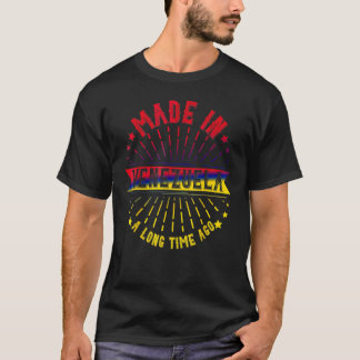 T-shirt Fait Au Venezuela Il Y A Longtemps Le Venezuela