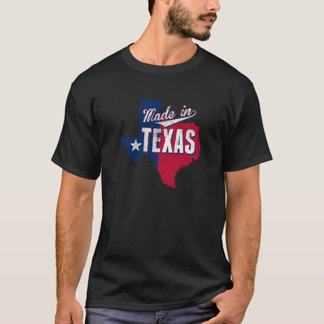T-shirt "Fait chemise dans Texas" (Devant)