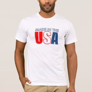 T-shirt Fait dans la chemise des Etats-Unis !
