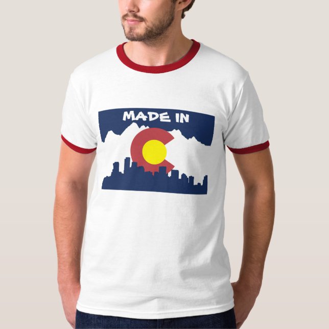 T-shirt Fait dans la pièce en t augmentée de fierté (Devant)