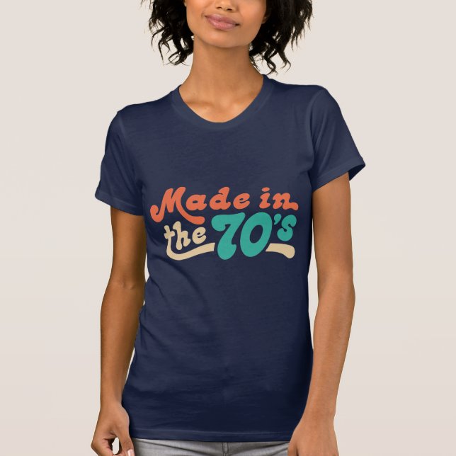 T-shirt Fait dans les années 70 (Devant)