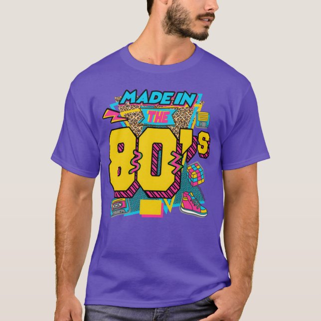 T-shirt fait dans les années 80 drôle (Devant)