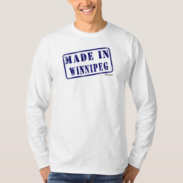 T-shirt Fait dans Winnipeg (Devant)