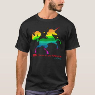 T-shirt Fait de licorne
