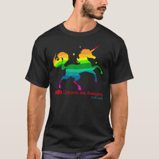 T-shirt Fait de licorne