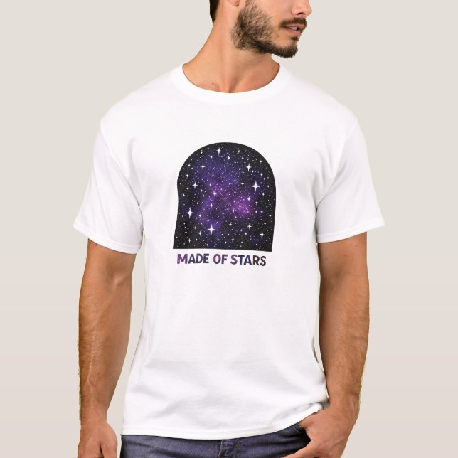 T-shirt Fait d'étoiles (Devant)