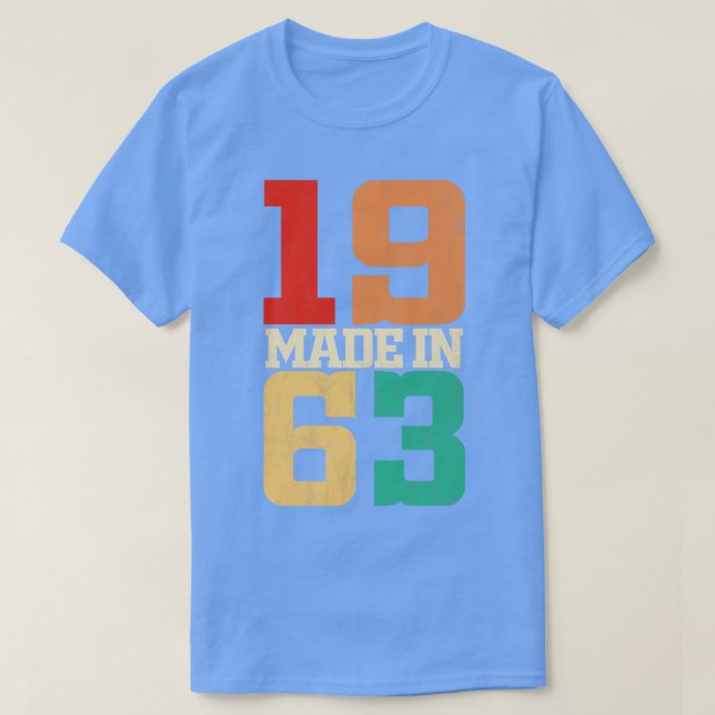 T-shirt Fait en 1963 (Design devant)