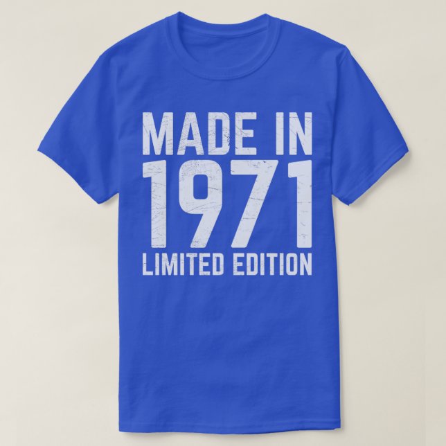 T-shirt Fait en 1971 (Design devant)