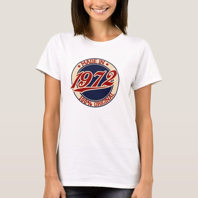 T-shirt Fait En 1972 (Devant)