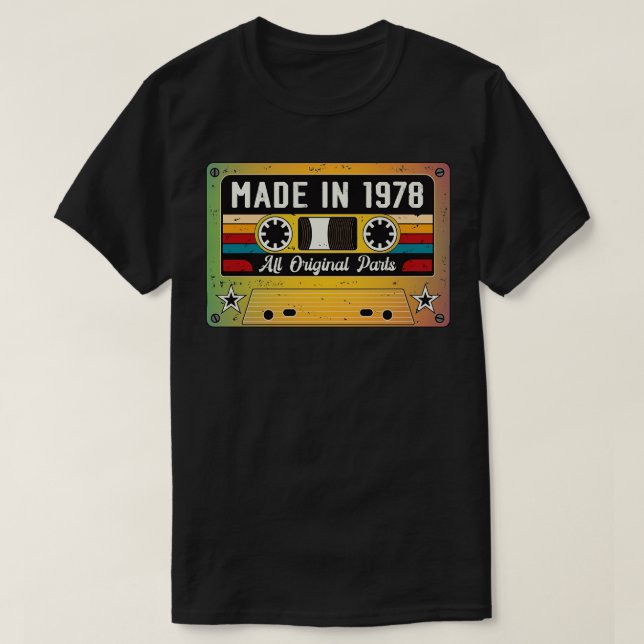 T-shirt Fait en 1978 (Design devant)
