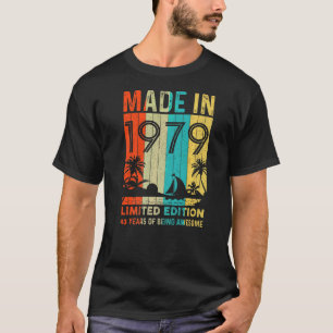 T-shirt Fait En 1979 43 Ans D'Être Étonnant