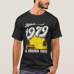 T-shirt Fait En 1979 43E Anniversaire Hommes Nés En 1979 4