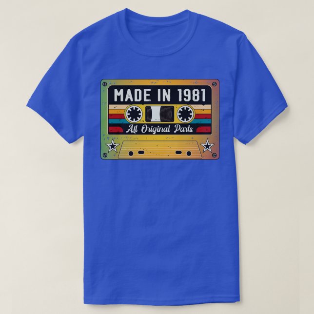 T-shirt Fait en 1981 (Design devant)