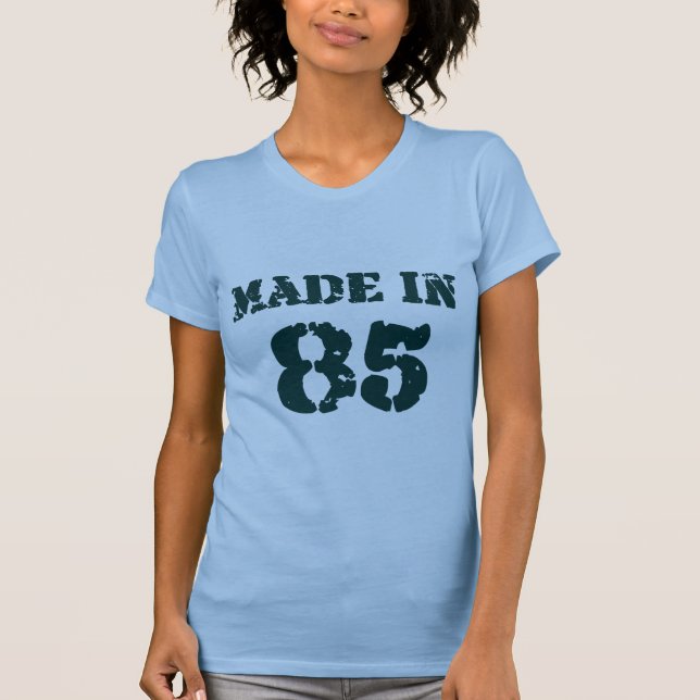 T-shirt Fait En 1985 (Devant)