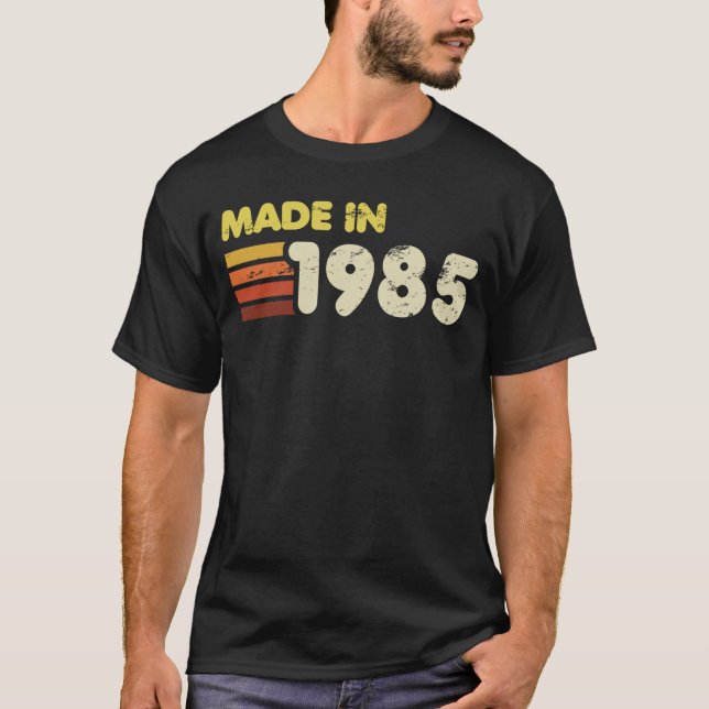 T-shirt Fait En 1985 40e Anniversaire (Devant)