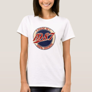 T-shirt Fait En 1987