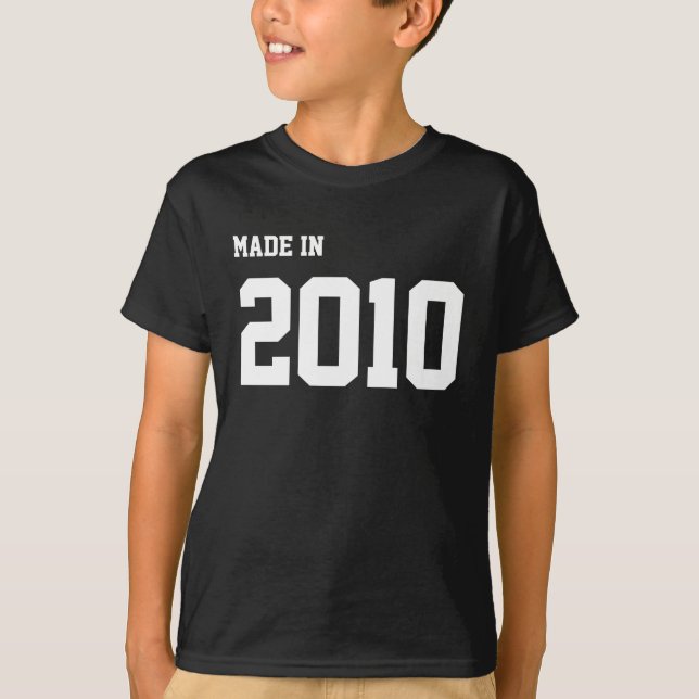 T-shirt Fait en 2010 (Devant)