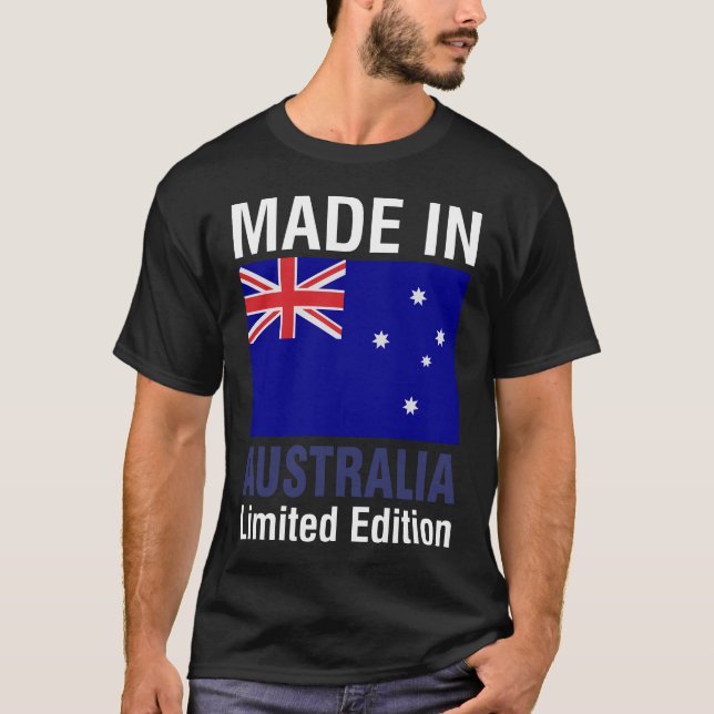 T-shirt Fait En Australie Édition Limitée (Devant)