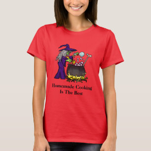 T-shirt fait maison de Halloween de sorcière de