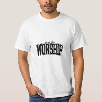 T-shirt Fait pour adorer Dieu chrétien religieux