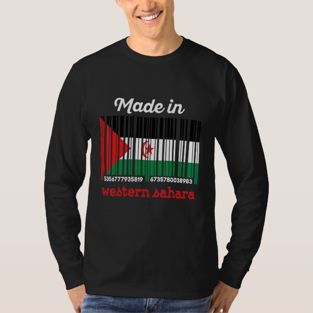 T-shirt Fait Sahara occidental (Devant)