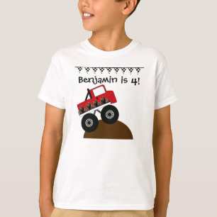 T-shirt fait sur commande de camion de monstre