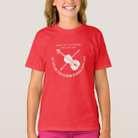 T-shirt fait sur commande de concert d'orchestre