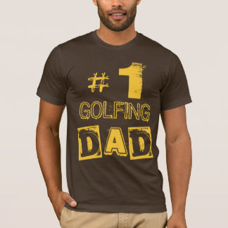 T-shirt fait sur commande de papa de GOLFEUR du