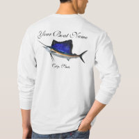 T-shirt fait sur commande de pêche de pélerin de