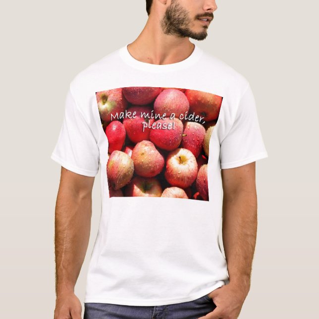 T-shirt Faites à les miens un cidre, svp ! (Devant)