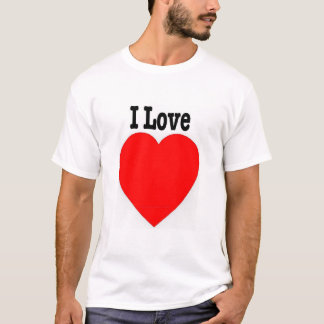 T-shirt Faites à vos propres la conception d'amour d'I