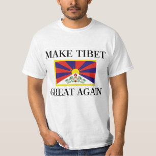 T-shirt Faites au Thibet le grand encore - tibétain