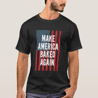 T-shirt Faites Baver L'Amérique À Nouveau Le 4 Juillet Ind