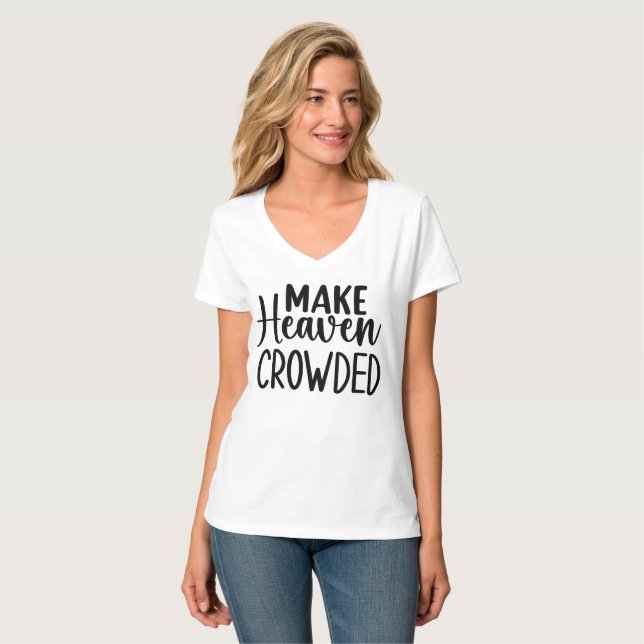 T-shirt Faites bondir le ciel (Devant entier)