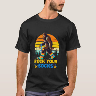 T-shirt Faites bouger vos chaussettes Big foot vintage Sen