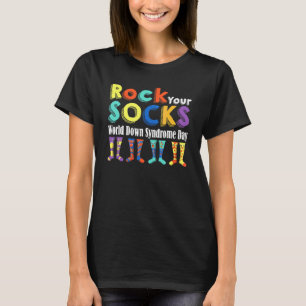 T-shirt Faites bouger vos chaussettes Mignon 3 21 Trisomie