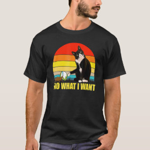 T-shirt Faites Ce Que Je Veux Tuxedo Cat Cat Coffee Cup