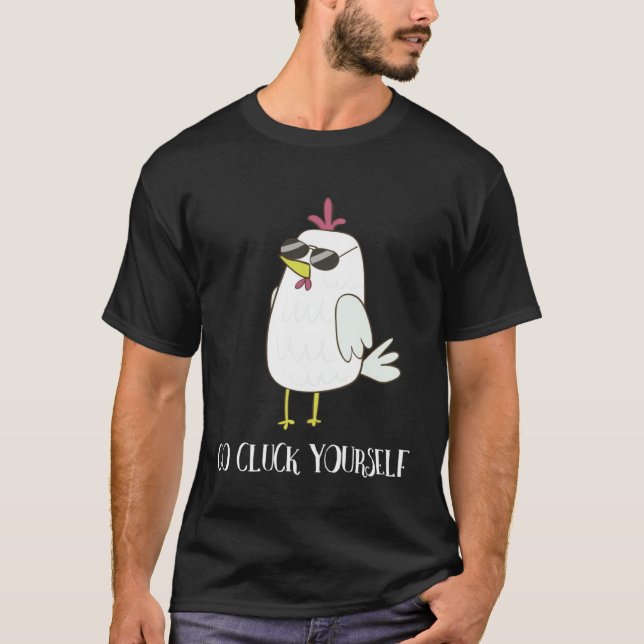 T-shirt Faites Coin Coin Vous Même Cool Poulet (Devant)