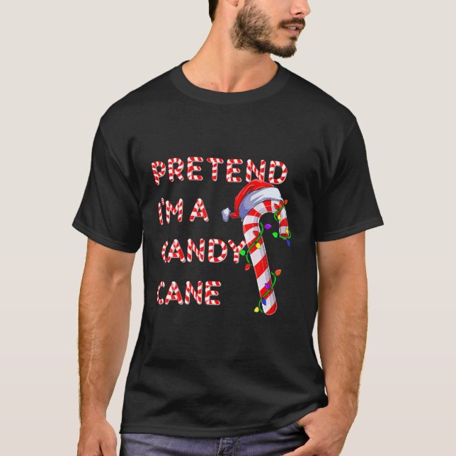 T-shirt Faites comme si je suis un Candy Sucre de canne Cr (Devant)