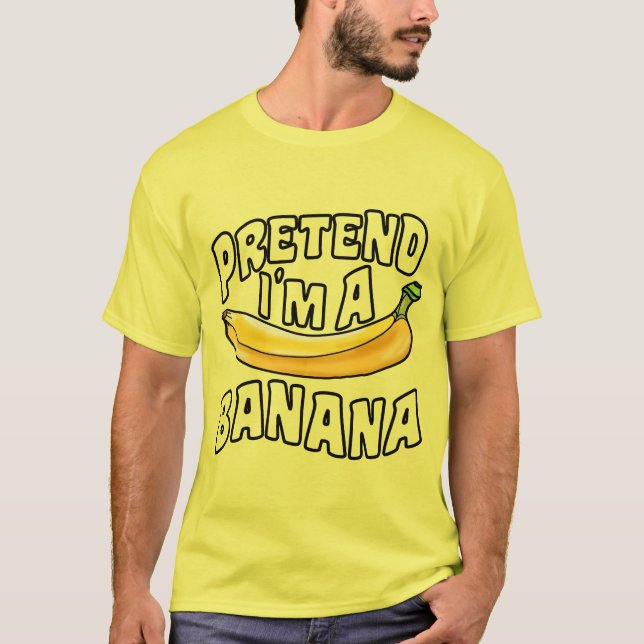 T-shirt Faites comme si je suis un costume d'Halloween ban (Devant)