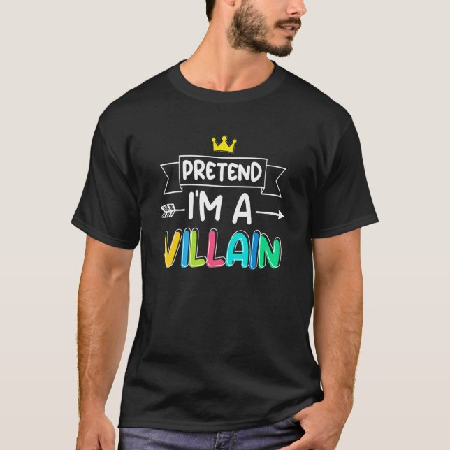 T-shirt FAITES COMME SI J'ÉTAIS UN MÉCHANT Citation de fêt (Devant)