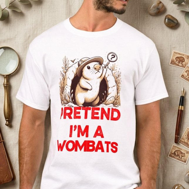 T-SHIRT FAITES COMME SI J'ÉTAIS UN WOBATS (PRETEND I'M A WOBATS T-Shirt)