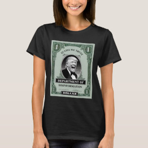 T-shirt "Faites confiance à personne" - Trump Banknote Par