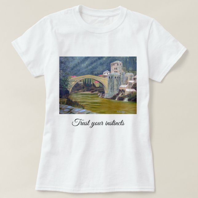 T-shirt Faites confiance à vos instincts (Design devant)