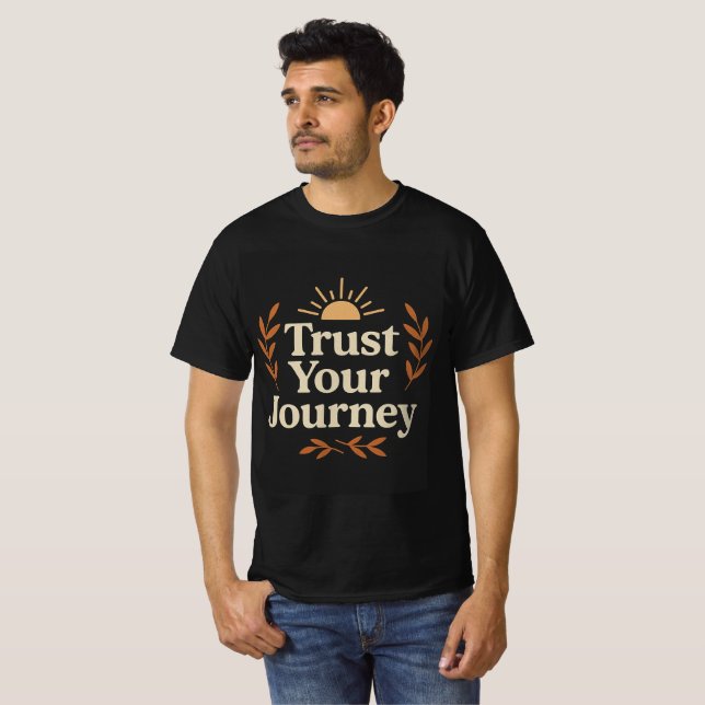 T-shirt Faites confiance à votre voyage (Devant entier)