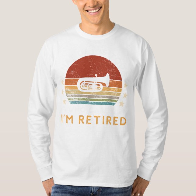 T-shirt Faites de la retraite une tache avec Notre Tee Tub (Devant)