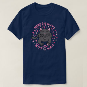 T-shirt 'Faites des biscuits, pas la guerre'