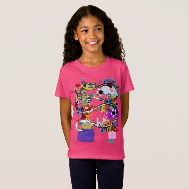 T-shirt faites entendre votre voix (Devant entier)