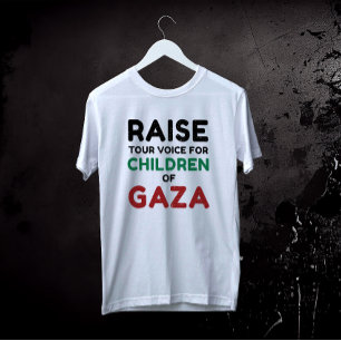 T-shirt Faites entendre votre voix pour les enfants de Gaz