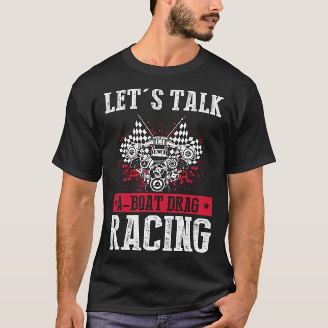 T-shirt Faites glisser le devis de conducteur de bateau po (Devant)
